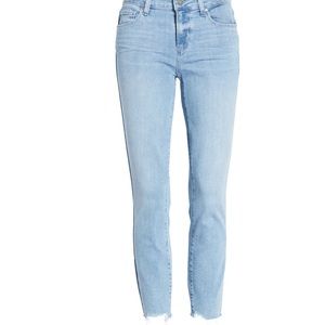PAIGE Verdugo Raw Hem Crop Skinny Jeans